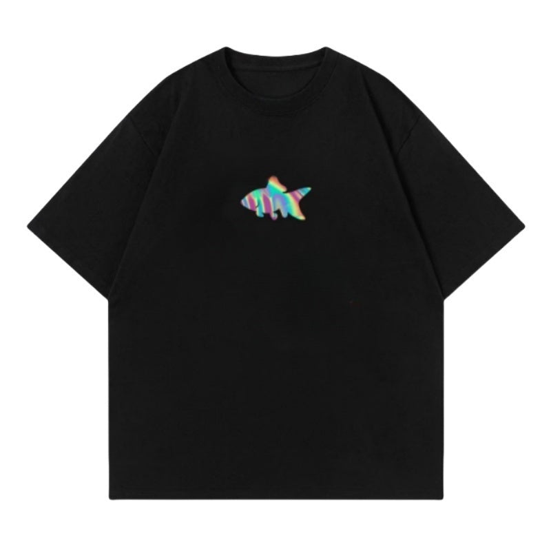 Bold Fish Print T-Shirt
