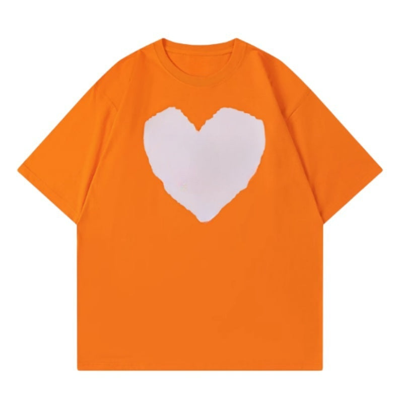 Custom Heart Print T-Shirt
